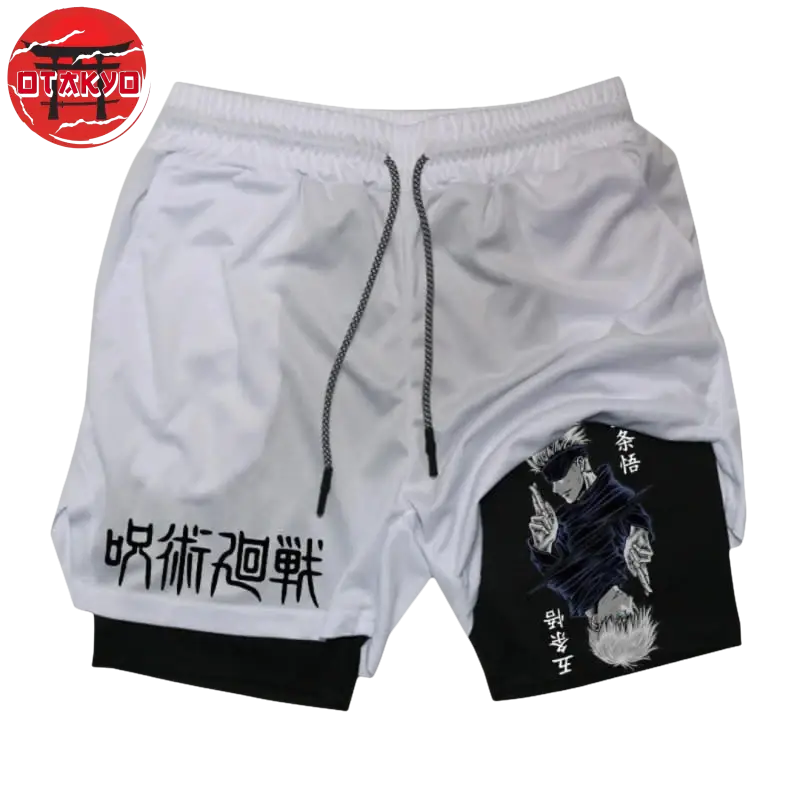 Short Gojo L'Élu Blanc et Noir - Jujutsu Kaisen™