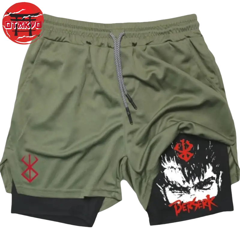 Short Guts Kaki et Noir - Berserk™