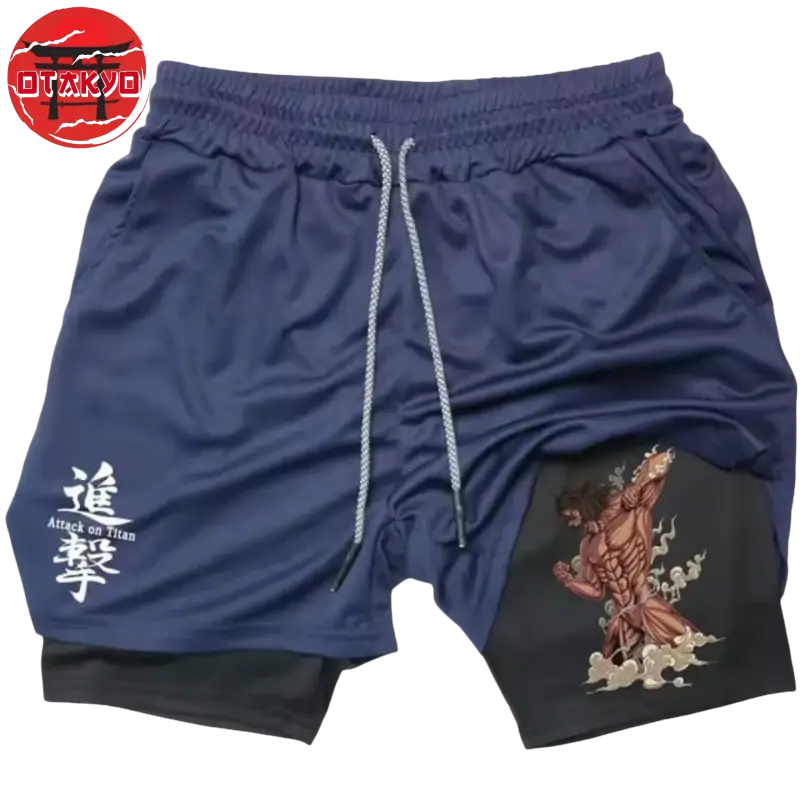 Short La Rage du Titan Assaillant Bleu - Attaque des Titans™
