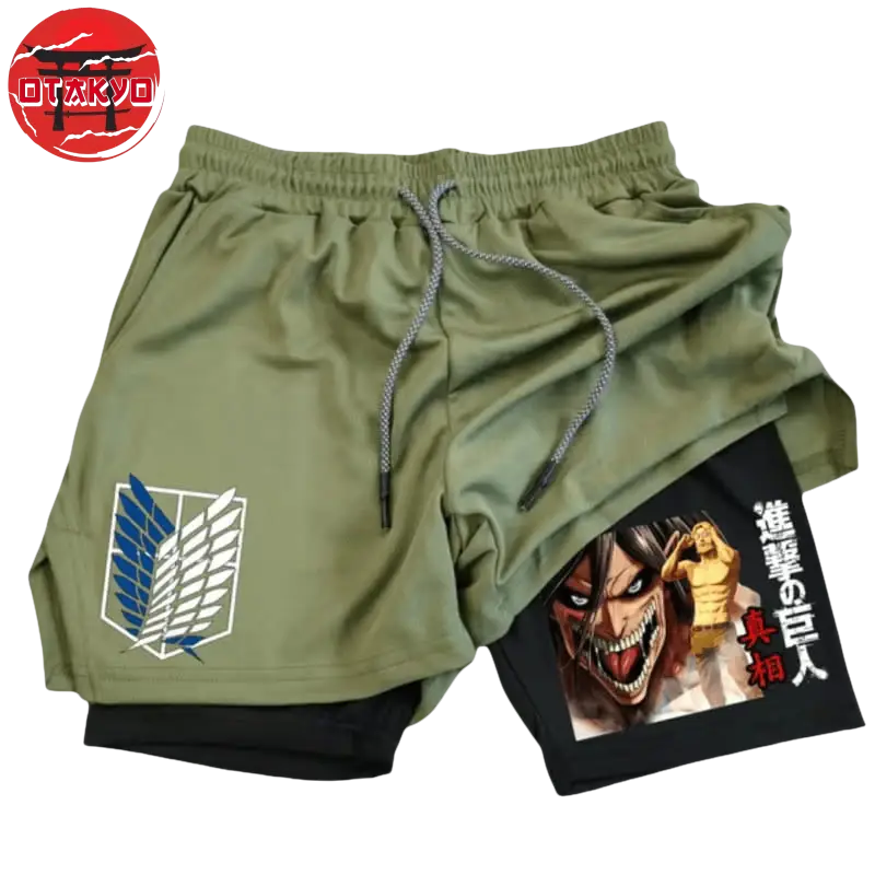 Short Titan Assaillant x Sieg - Attaque des Titans™