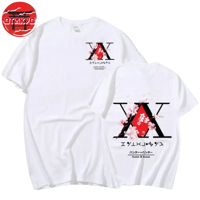 T-Shirt Blanc Association Hunter - Hunter X Hunter