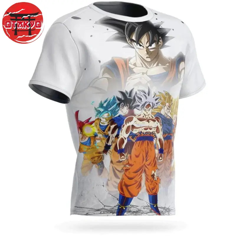 t-shirt-goku-transformations-dragon-ball-z™