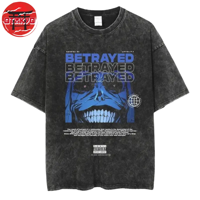T-Shirt Oversize Architecte " Betrayed" - Solo Leveling™