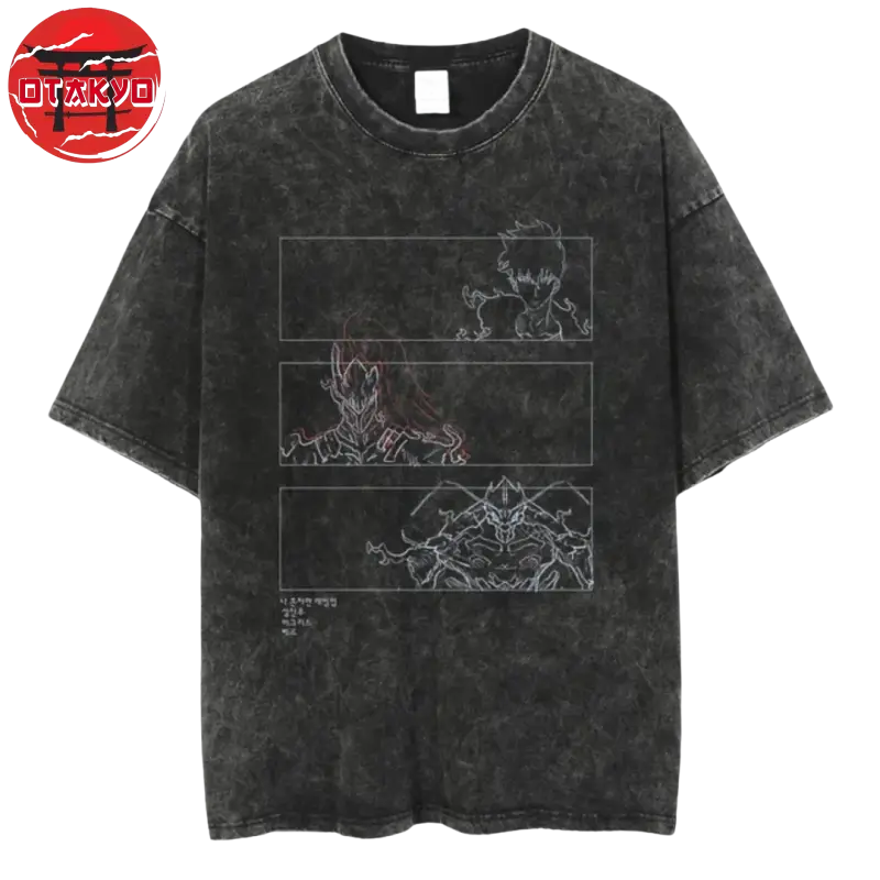 T-Shirt Oversize Les Serviteurs des Ombres - Solo Leveling™