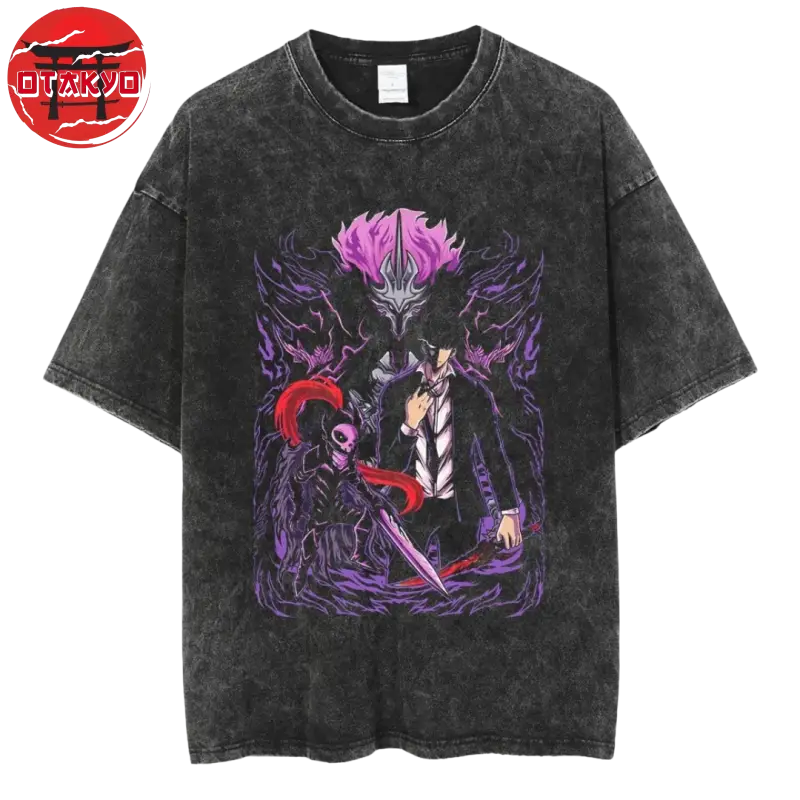 T-Shirt Oversize Monarque des Ombres " Fusion" - Solo Leveling™