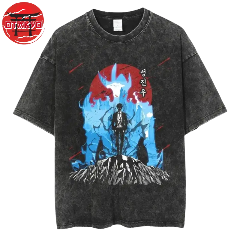 T-Shirt Oversize Sung "Chasseur de Rang S" - Solo Leveling™