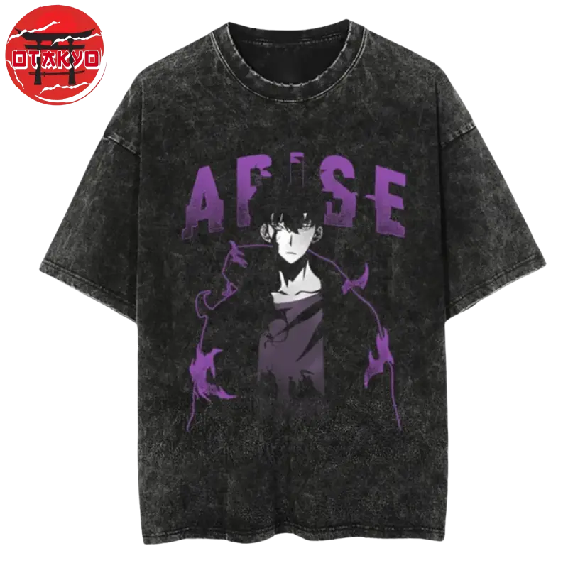 T-Shirt Oversize Sung Jin-Woo "Arise" - Solo Leveling™