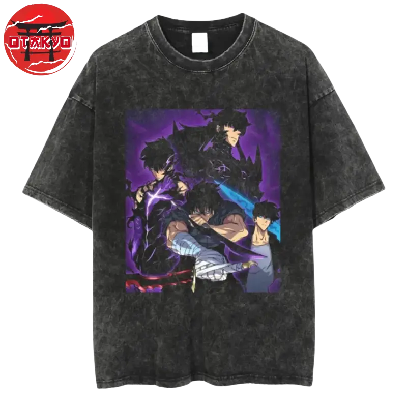 T-Shirt Oversize Sung Jin-Woo ’Évolution’ - Solo Leveling™