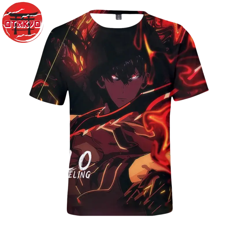 T-Shirt Sung Jin-Woo "Chevalier Tueur" - Solo Leveling™