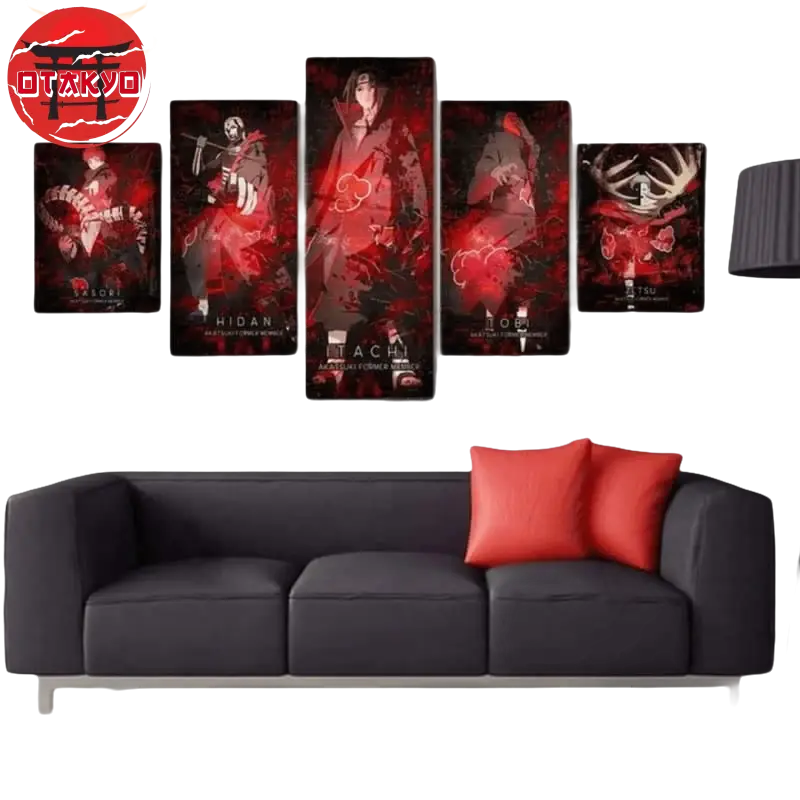 Tableau Manga Akatsuki - Naruto Shippuden