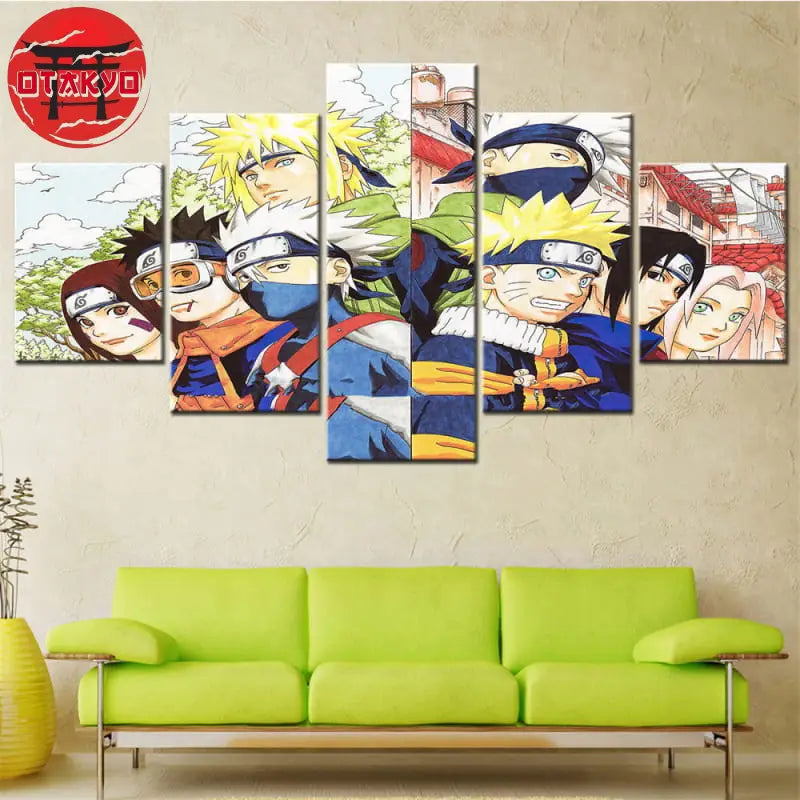 Tableau Equipe 7 1ère et 2ème Génération - Naruto Shippuden™