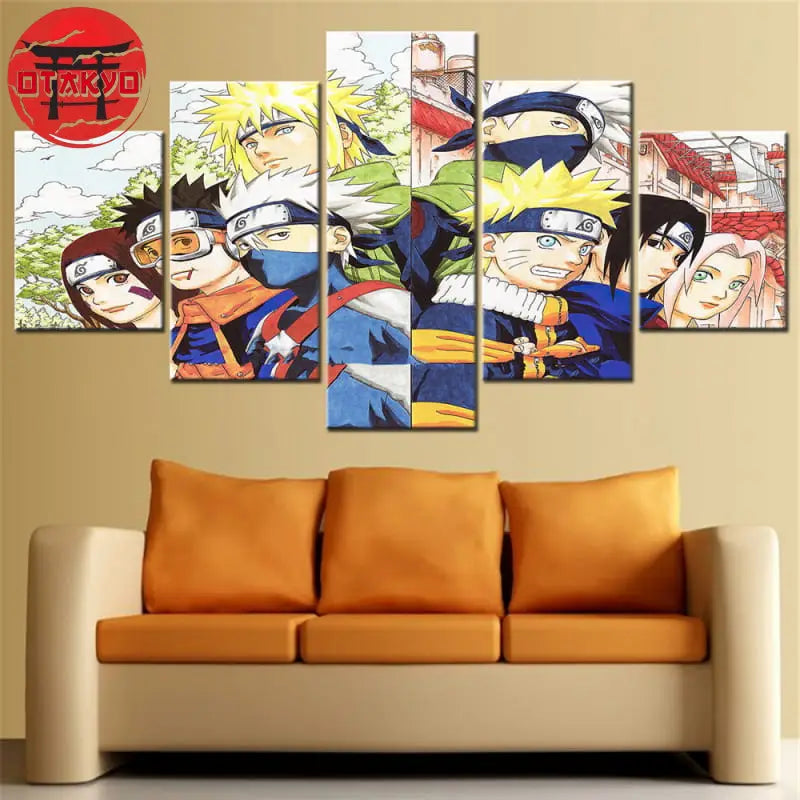 Tableau Equipe 7 1ère et 2ème Génération - Naruto Shippuden™
