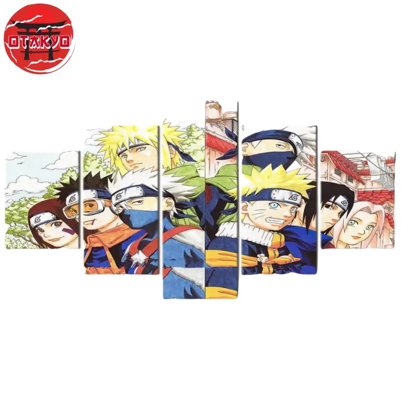 Tableau Equipe 7 1ère et 2ème Génération - Naruto Shippuden™