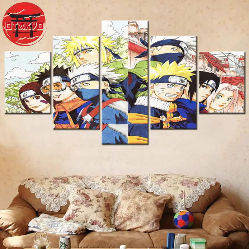 Tableau Equipe 7 1ère et 2ème Génération - Naruto Shippuden™