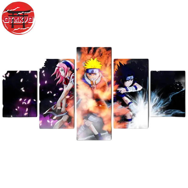 Tableau Equipe 7 Attaque Signature - Naruto Shippuden™