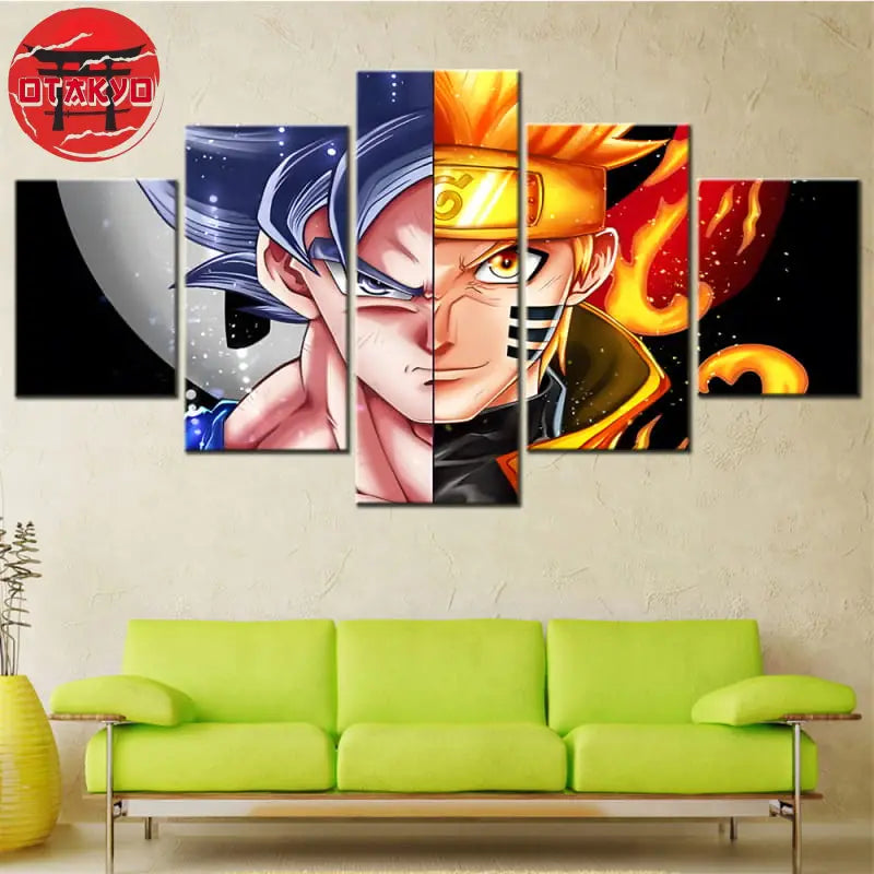 Tableau Goku x Naruto - Naruto Shippuden™