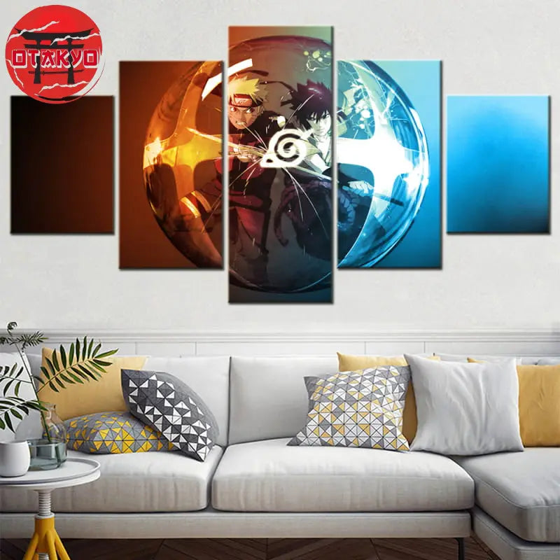 Tableau Naruto & Sasuke Le Choc des Elus - Naruto Shippuden™