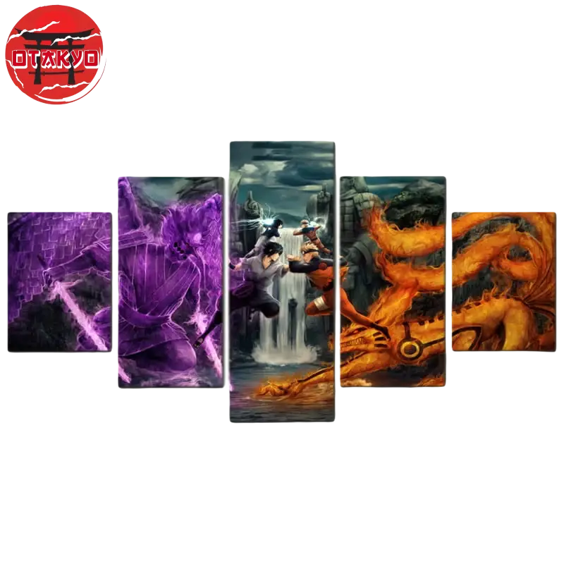 Tableau Naruto vs Sasuke Vallée de la Fin - Naruto Shippuden™