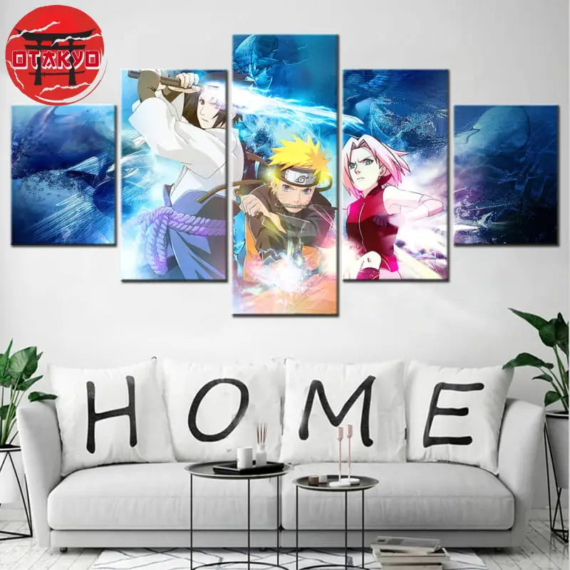 Tableau Sasuke x Naruto x Sakura - Naruto Shippuden™