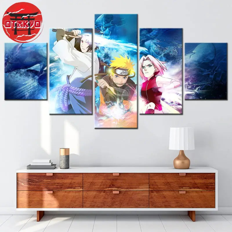 Tableau Sasuke x Naruto x Sakura - Naruto Shippuden™
