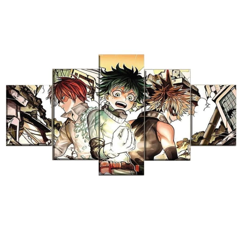 Tableau Shoto, Izuku et Bakugo -My Hero Academia