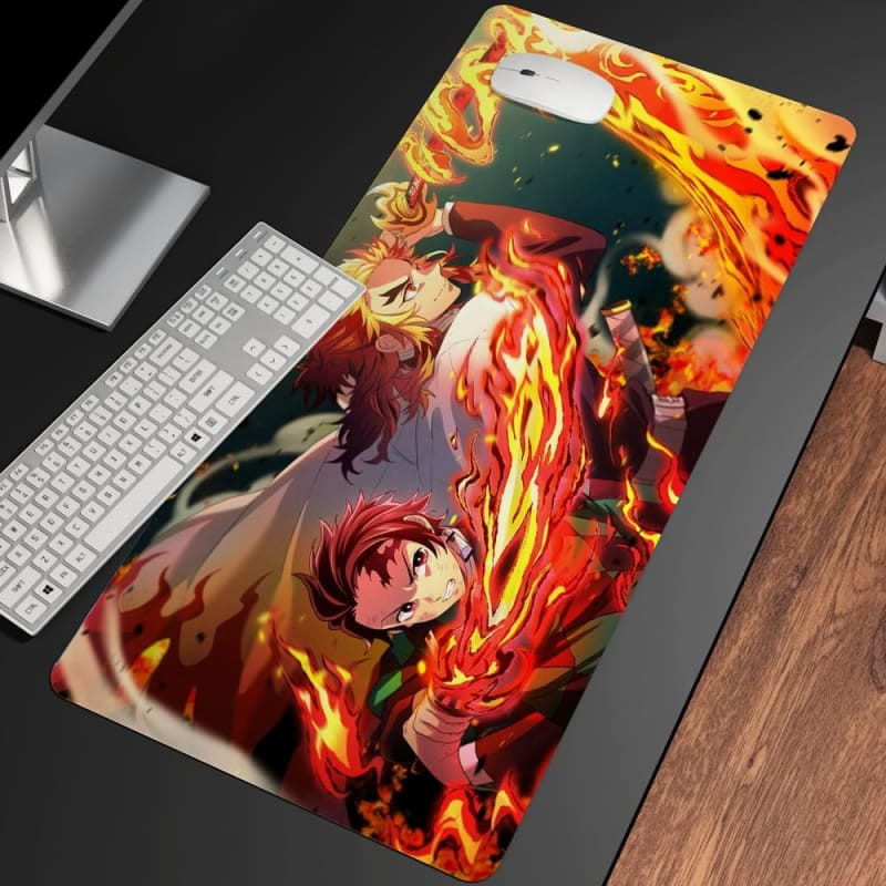 Tapis de souris Tanjiro & Kyujoro - Demon Slayer