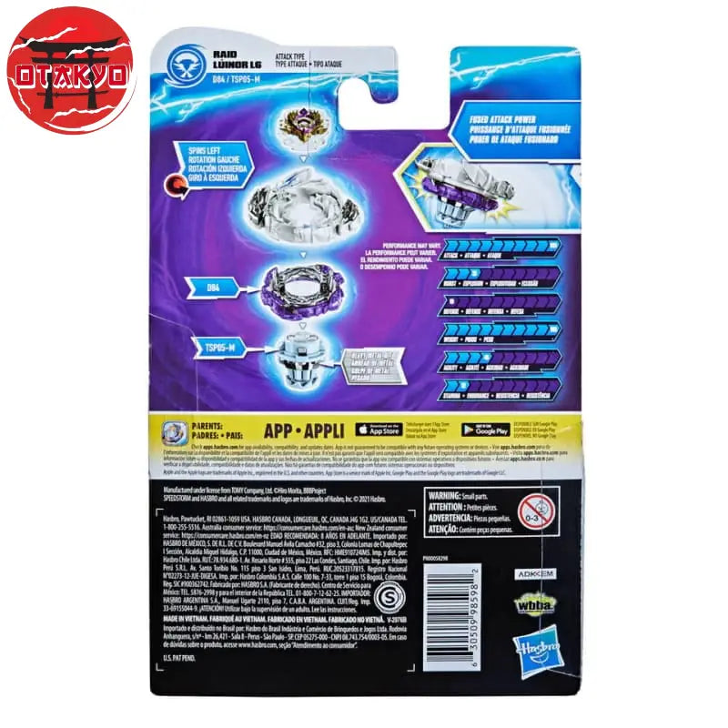 Toupie Raid Luinor L6 3A-D Destroyer-SPM - Beyblade Burst Surge™
