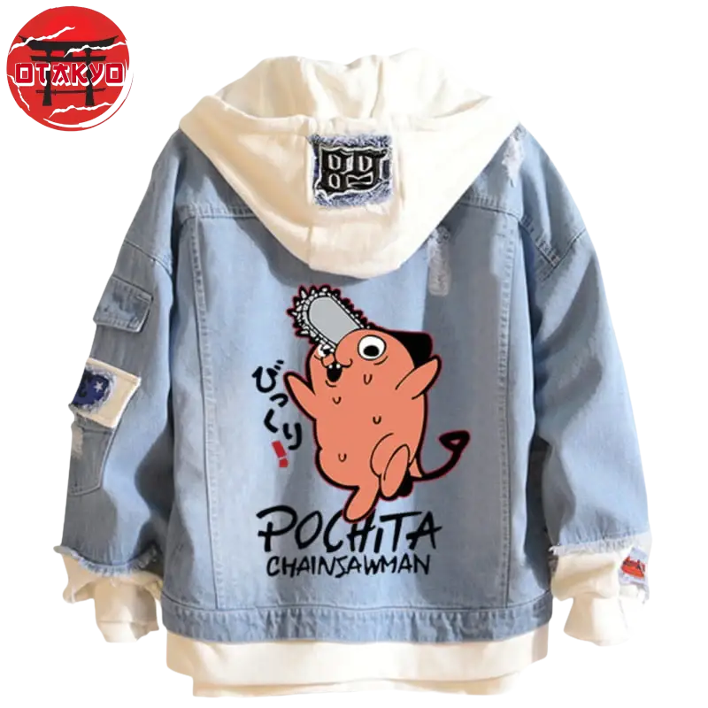 veste-denim-pochita-chainsaw-man™