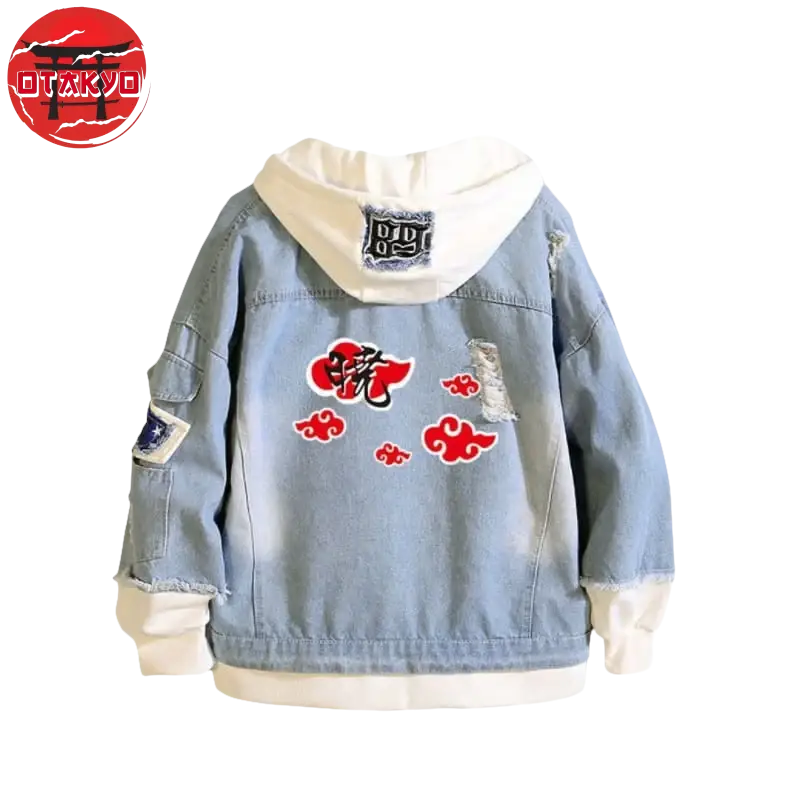 Veste en jean Akatsuki - Naruto™ - Otakyo