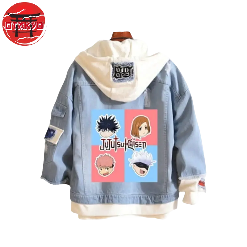 Veste en jean équipe Gojo - Jujutsu Kaisen™ - Otakyo
