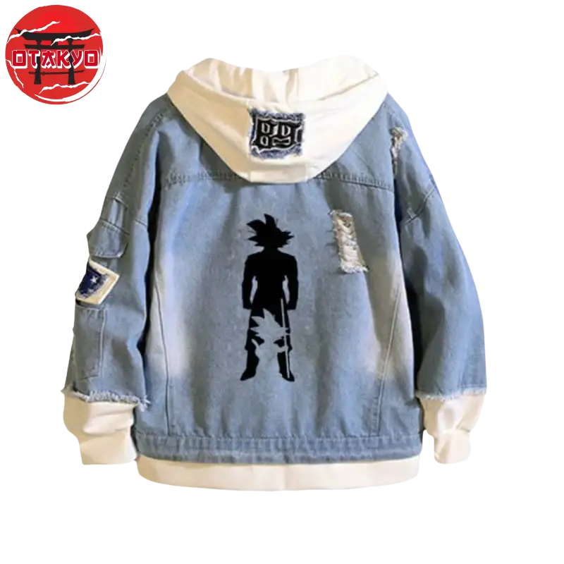 veste-en-jean-goku-evolution-dragon-ball-z