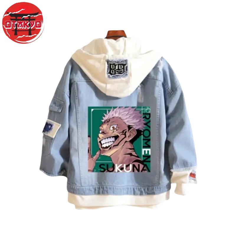 Veste en jean Ryomen Sukuna - Jujutsu Kaisen™ - Otakyo