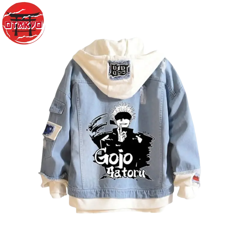 Veste en jean Satoru Gojo - Jujutsu Kaisen™ - Otakyo