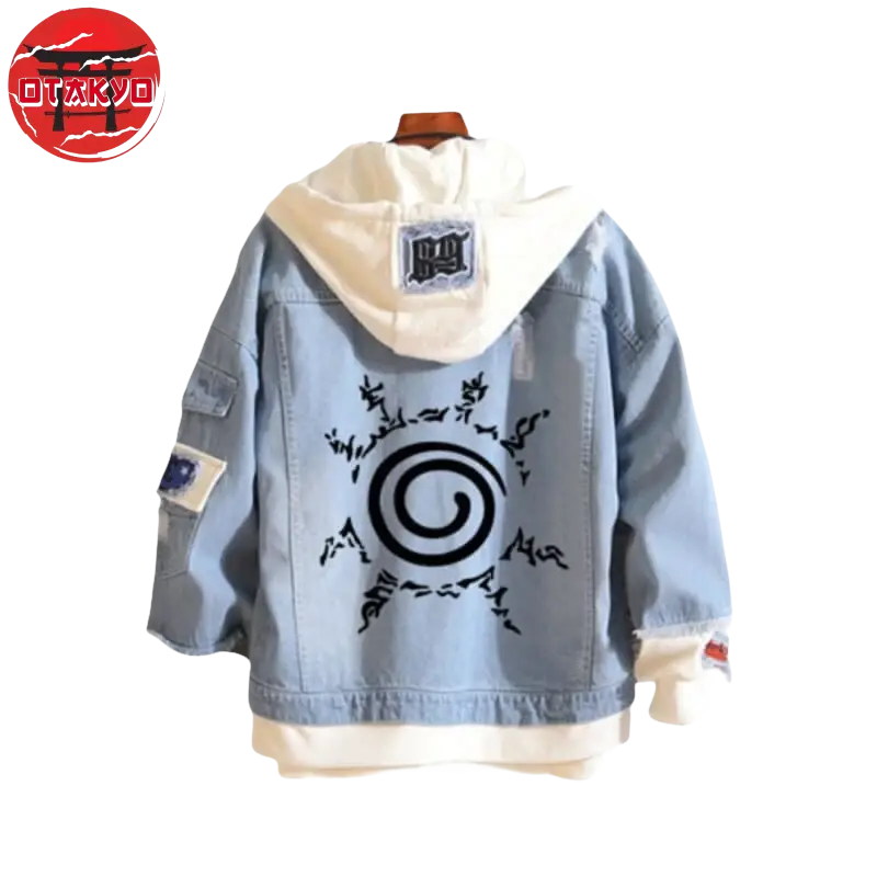 Veste en jean Sceau Kyûbi  - Naruto™ - Otakyo