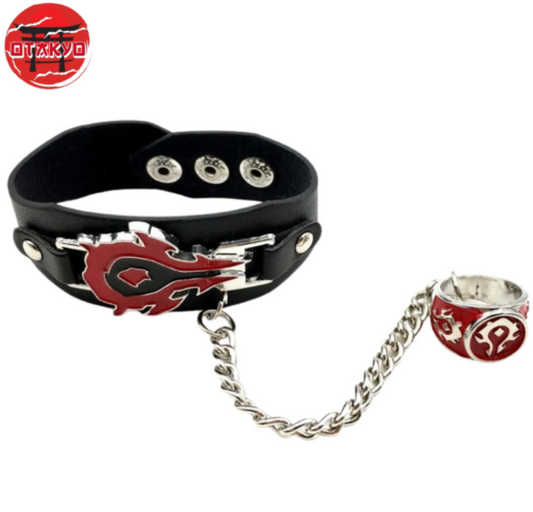Bracelet + Bague "Symbole De La Horde" – World of Warcraft™