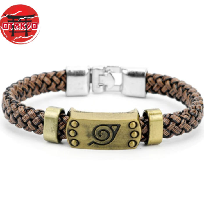 Bracelet Konoha "Symbole Du Village De La Feuille" - Naruto Shippuden™