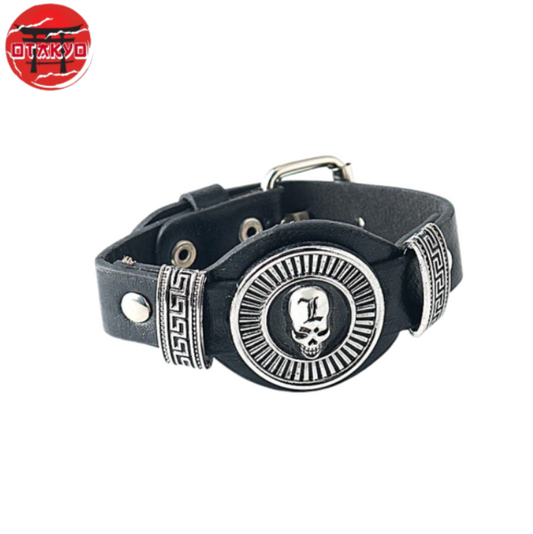 Bracelet L "Crâne Argenté" - Death Note™
