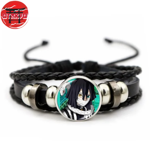 Bracelet Obanai Iguro "Serpent Blanc" - Demon Slayer™
