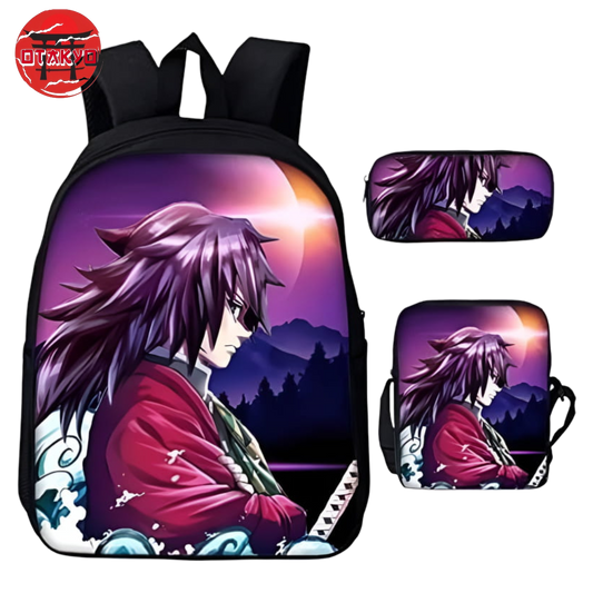 Cartable avec Trousse et Sacoche Giyu Tomioka - Demon Slayer™