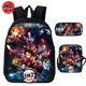Cartable avec Trousse et Sacoche Tanjiro Le Train de L'Infini - Demon Slayer™