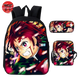 Cartable avec Trousse et Sacoche Tanjiro Kamado Danse du Feu - Demon Slayer™