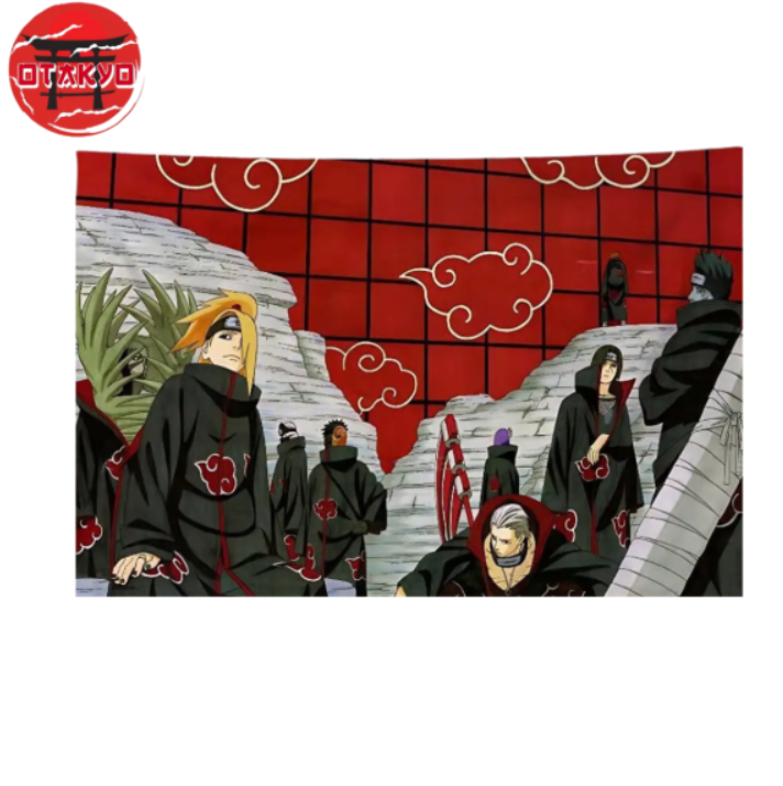 Drapeau Akatsuki "Membres De L’Organisation" – Naruto™