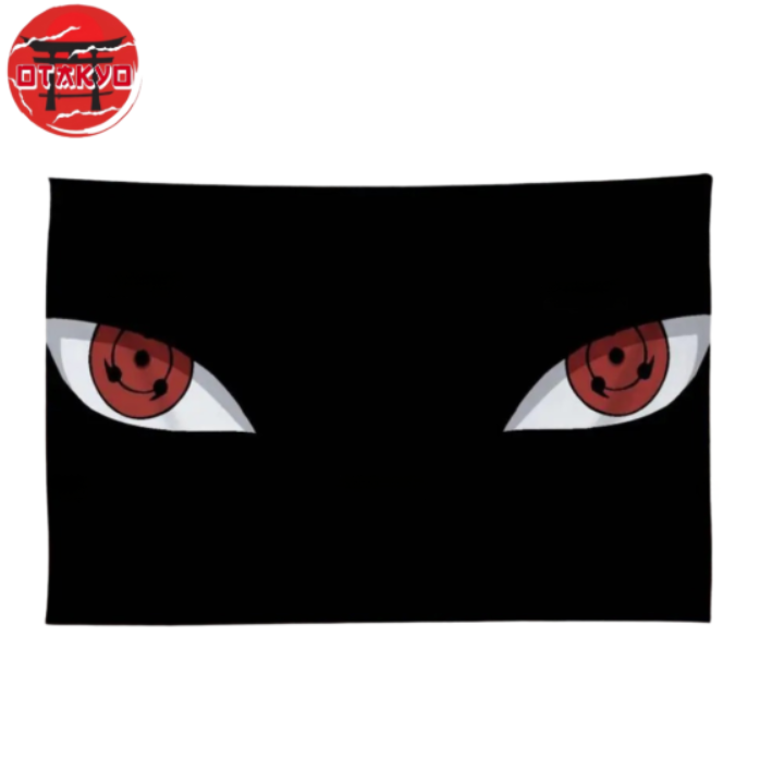 Drapeau Itachi Uchiwa "Sharingan Éveillé" – Naruto™