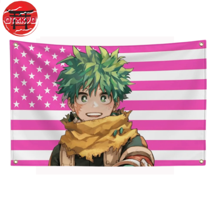 Drapeau Izuku Midoriya "Tenue De Survie" - My Hero Academia™