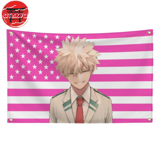 Drapeau Katsuki Bakugo - My Hero Academia™