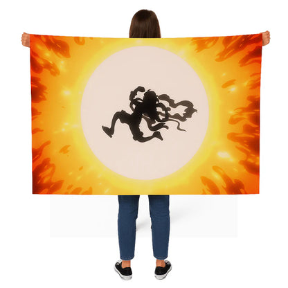 Drapeau Luffy "Silhouette Gear 5" – One Piece™
