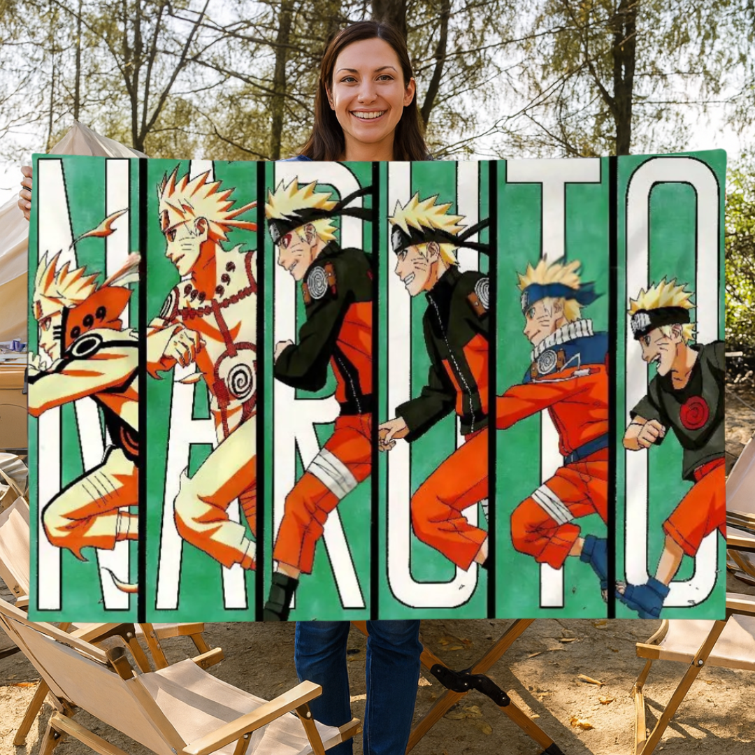 Drapeau Naruto "Course À Travers Les Âges" – Naruto™