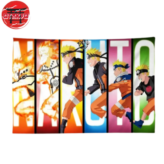 Drapeau Naruto "Évolution Du Héros" - Naruto™