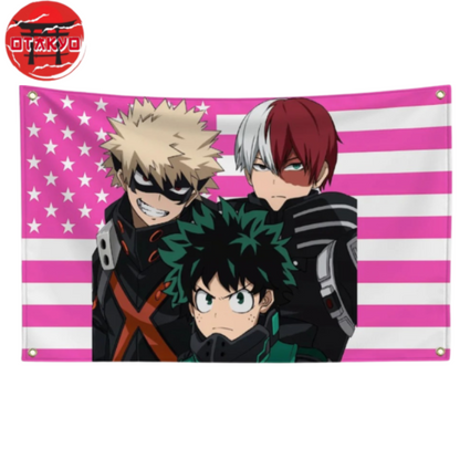 Drapeau "Trio De Héros" – My Hero Academia™