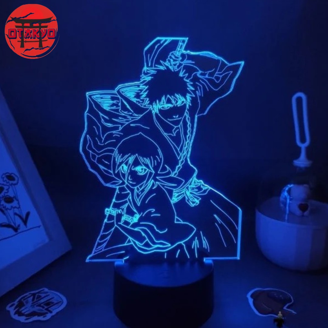 Lampe LED Ichigo avec Rukia - Bleach™